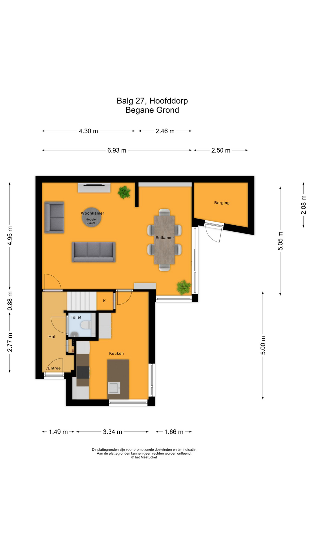 Balg 27 , 2134 ZP Hoofddorp map