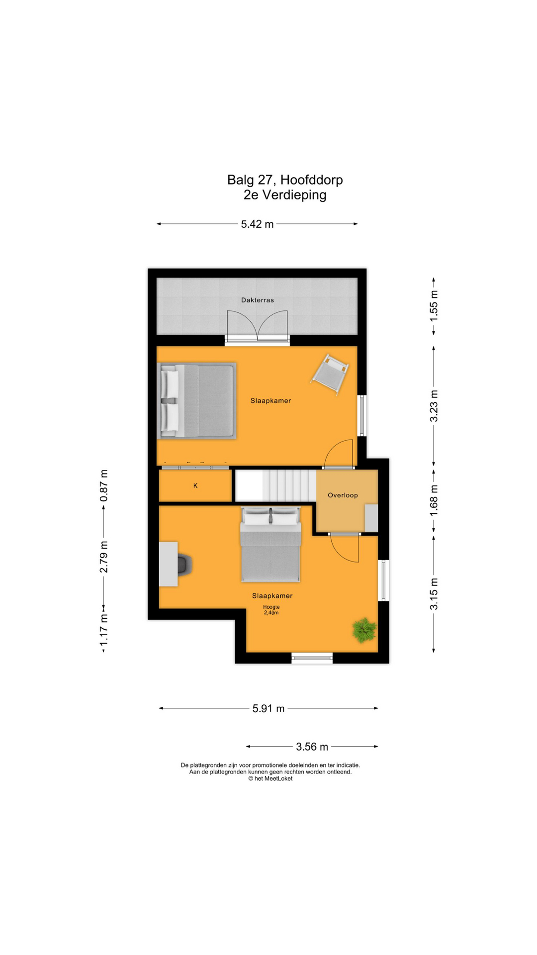 Balg 27 , 2134 ZP Hoofddorp map