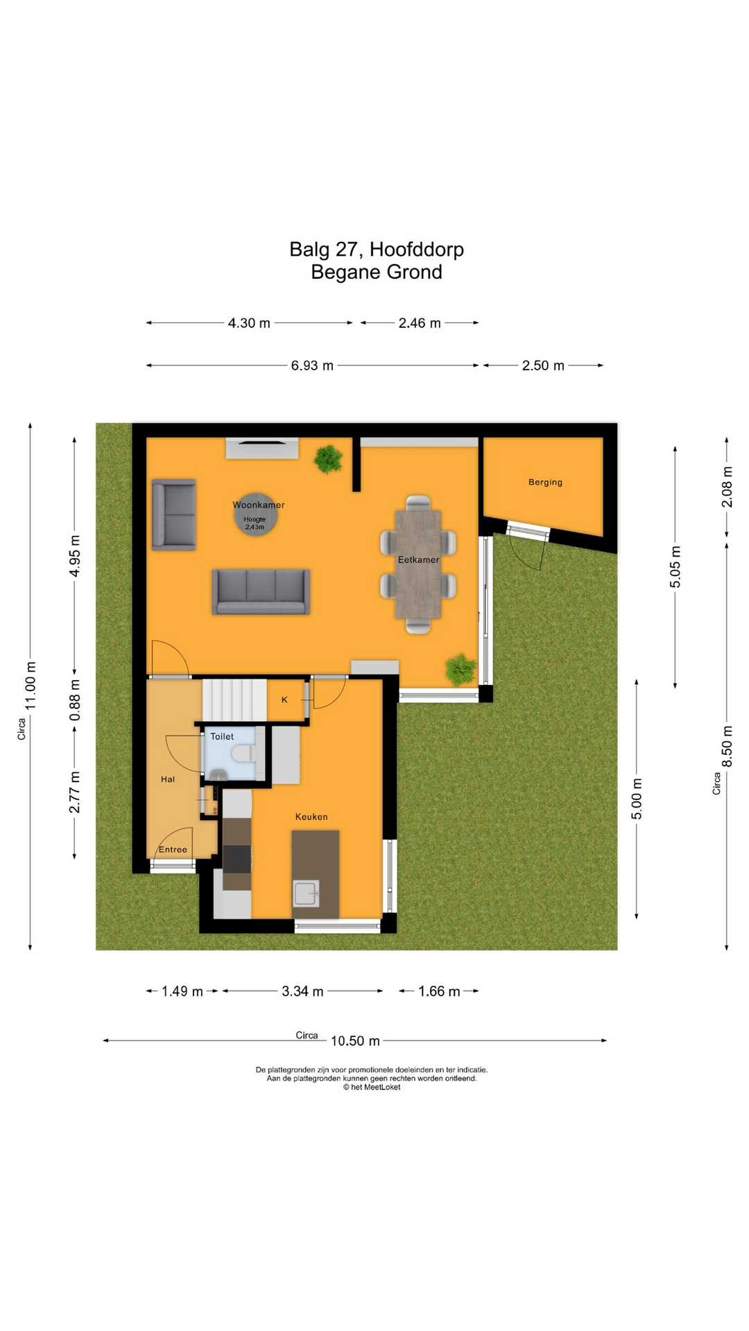 Balg 27 , 2134 ZP Hoofddorp map